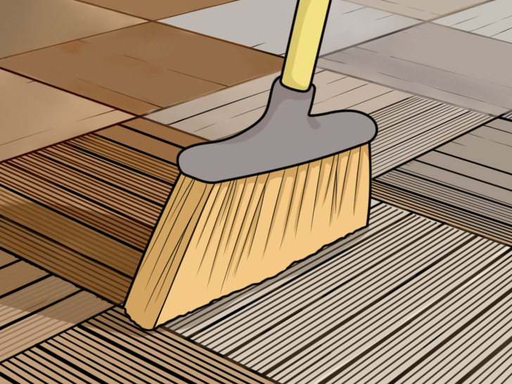 How to better maintain WPC DIY tiles
