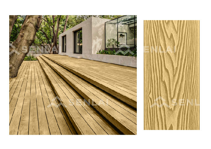 WPC decking color option
