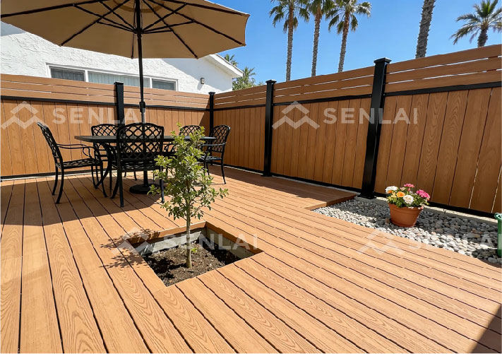 Weather resistant WPC decking board for outdoor use Weather resistant WPC decking board for outdoor use