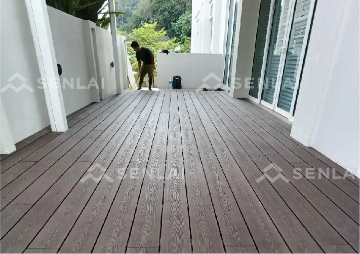 Weather resistant WPC decking board for outdoor use Weather resistant WPC decking board for outdoor use