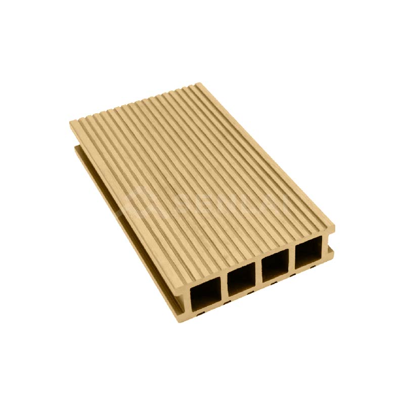 Square Straight Grain WPC Decking-Modern Outdoor Flooring
