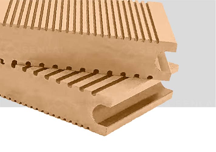 wood plastic composite decking