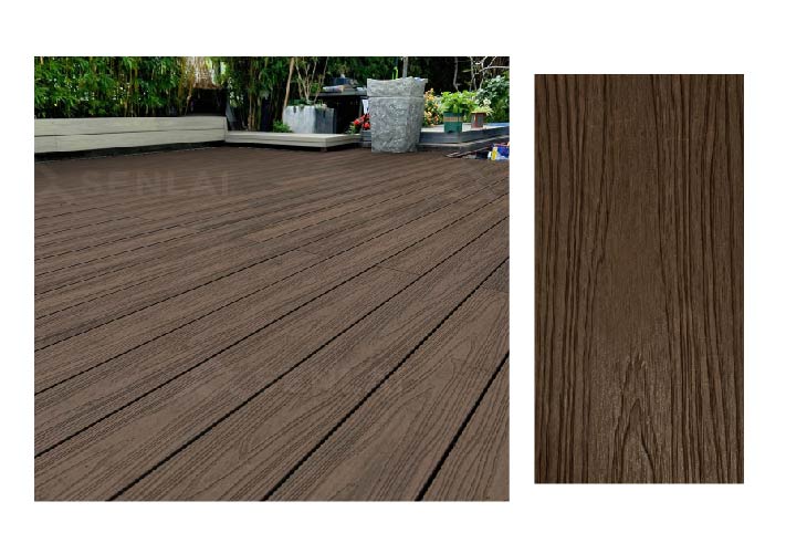 WPC decking color option