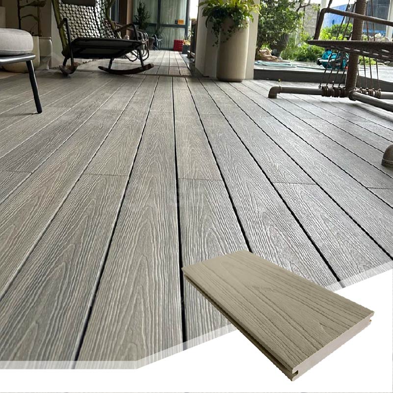 WPC Co-extrusion Click Interlocking Wood Plastic Composite Floor