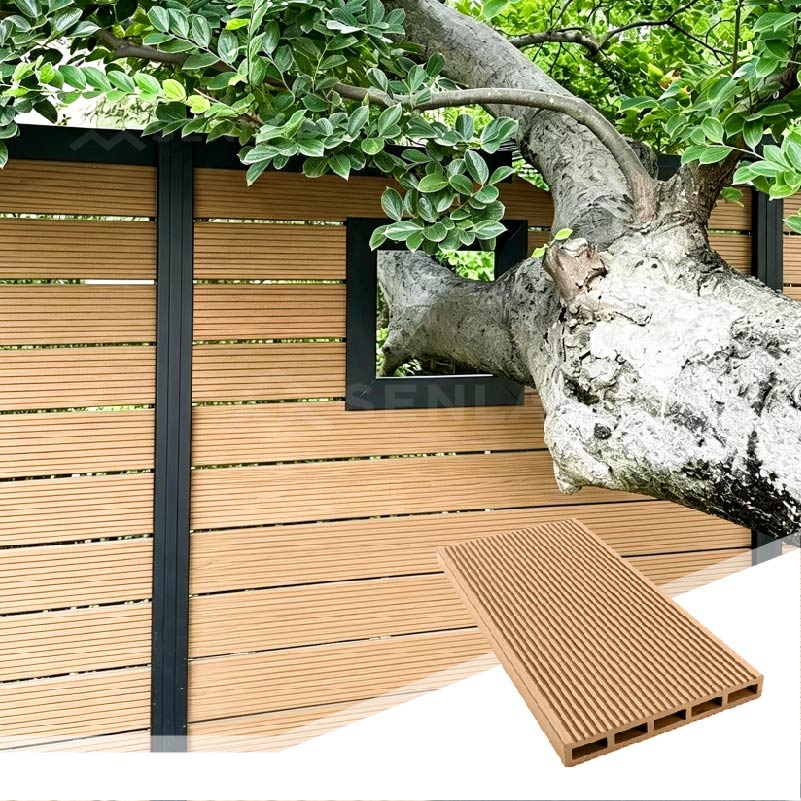 Decorative Garden Wpc Fence Wall Panel Outdoor