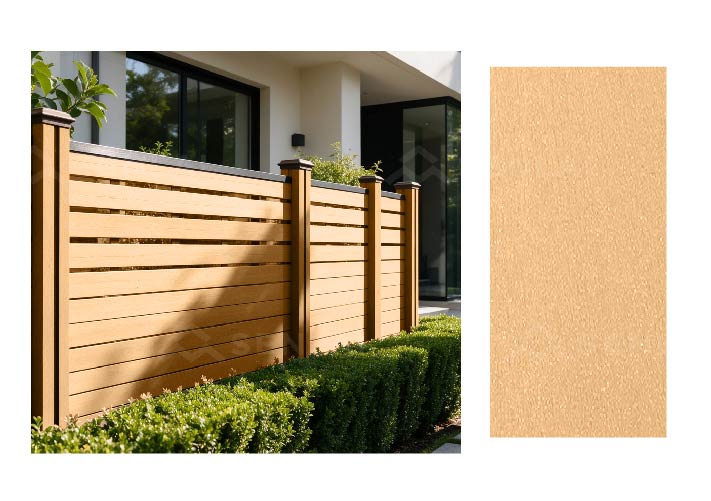 WPC decking color option