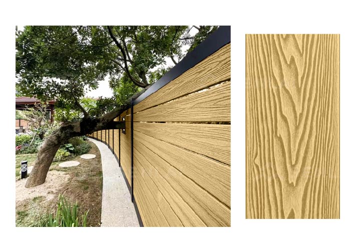 WPC decking color option
