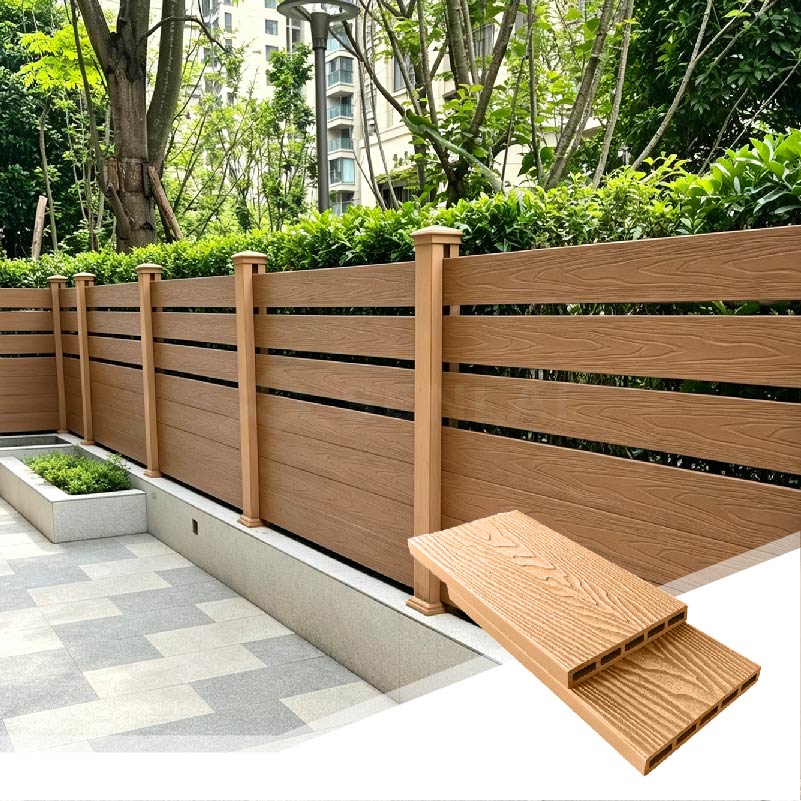 Wholesale Outdoor WPC Fencing Panels Wind Resistance Garden