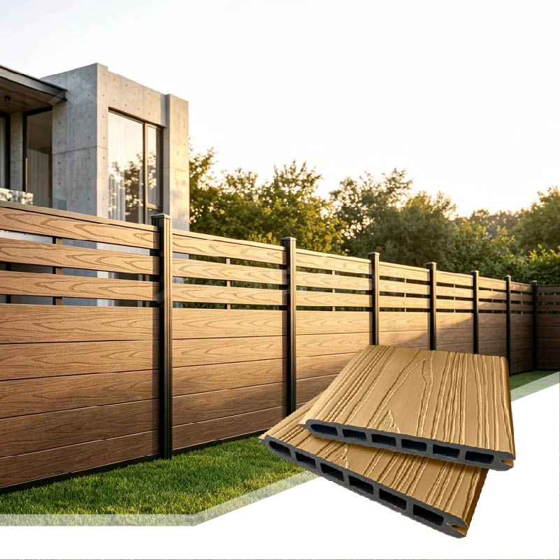 Factory Price Garden Decorative Panels Outdoor WPC Fence