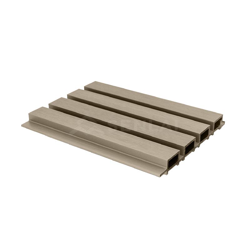 Modern Waterproof Wood Grain WPC Wall Panel Fireproof Decoration
