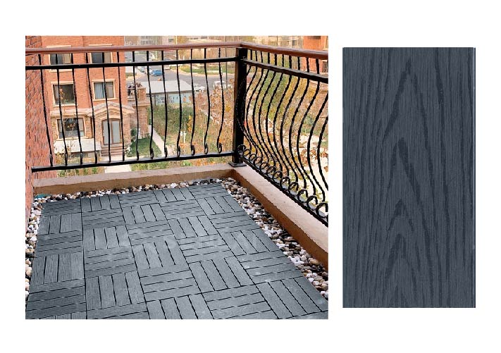 WPC decking color option