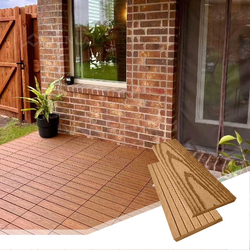 Outdoor 10mm Embossed WPC Solid Thin Board Sheet