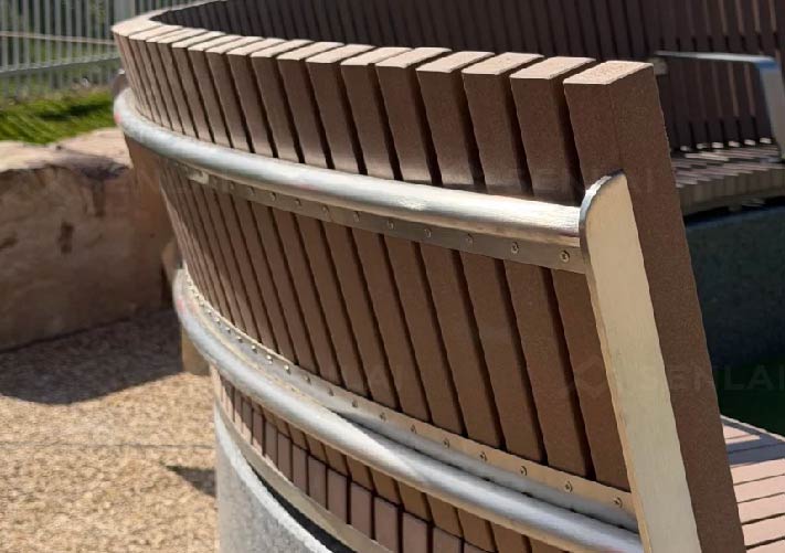 WPC decking color option