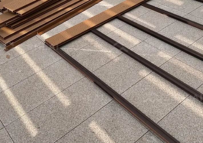WPC decking color option