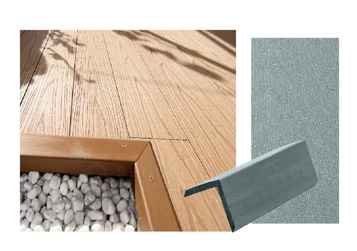 WPC decking color option