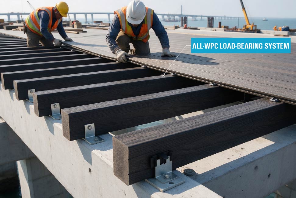 How to Reinforce WPC Decking for Heavy-Duty Bridges and Piers: Engineering Best Practices